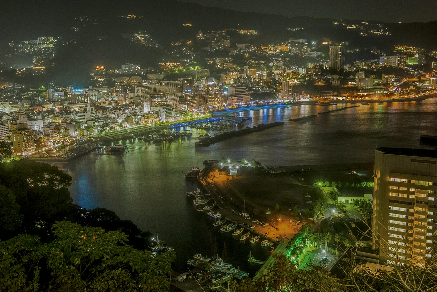熱海の夜景